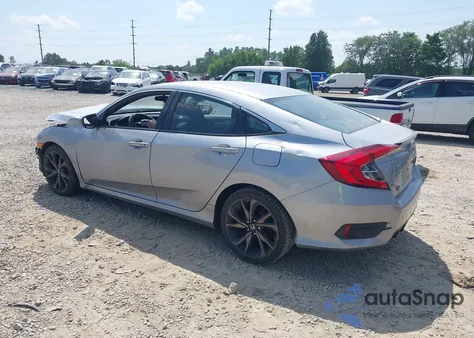 2019 Honda Civic Sport from USA, damaged, VIN 19XFC2F86KE024467